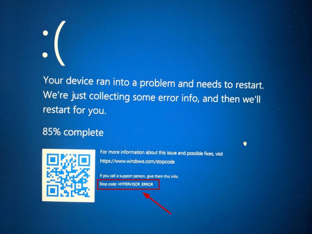 Your Computers Error Screen Signals A Critical System Problem